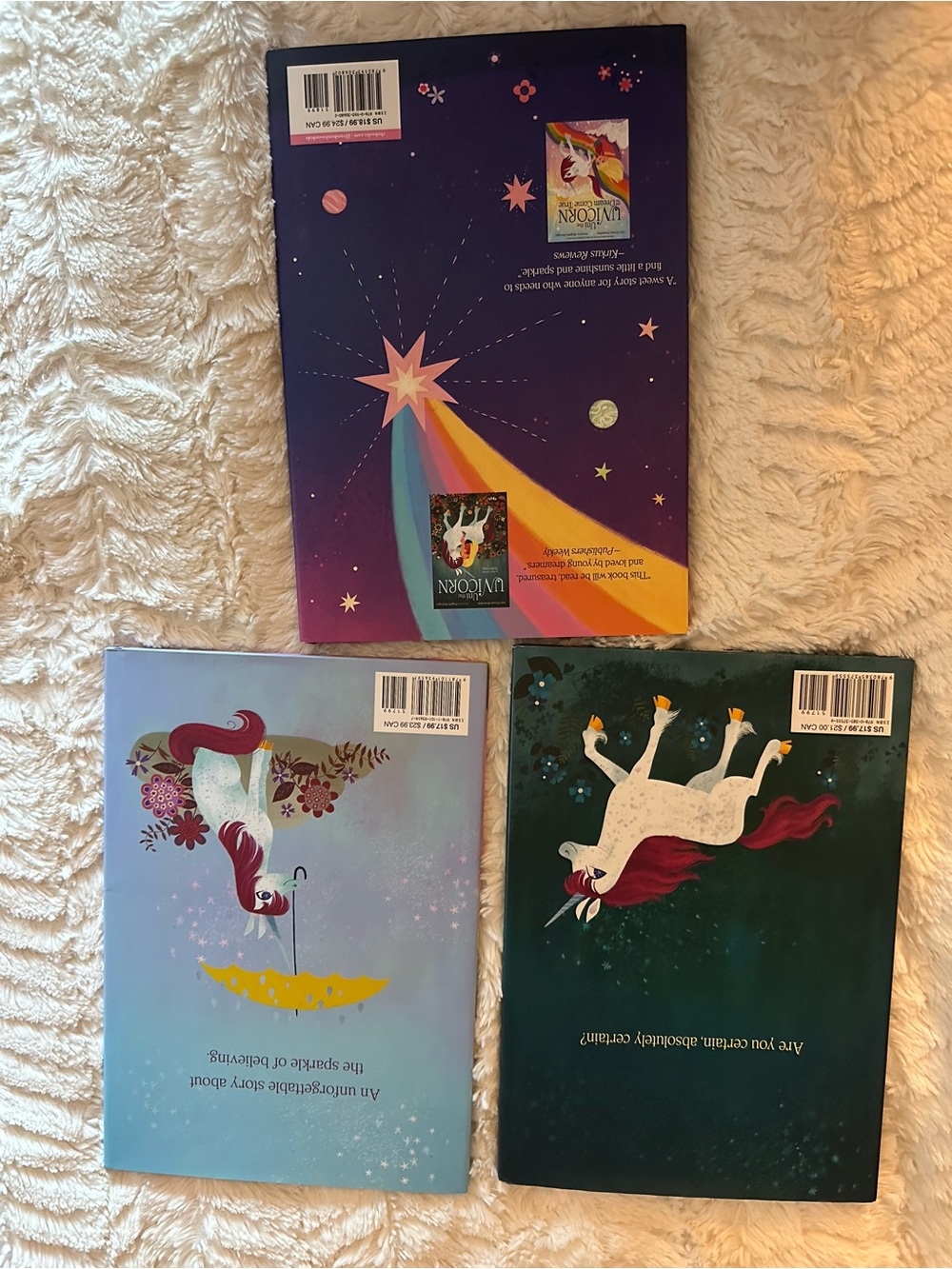 Uni the unicorn books set of 3 by Amy krouse Rosenthal - Picture 2 of 2